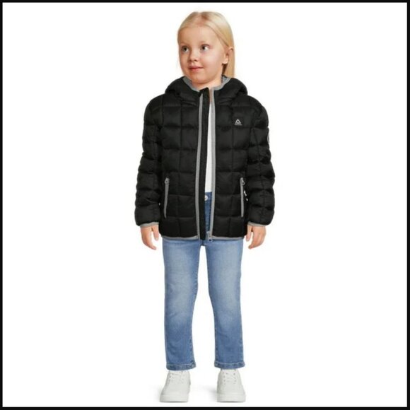 Reebok 12M Black Puffer Jacket Zipper 12 months NEW Birthday Gift NWT Brand new - Picture 4 of 6